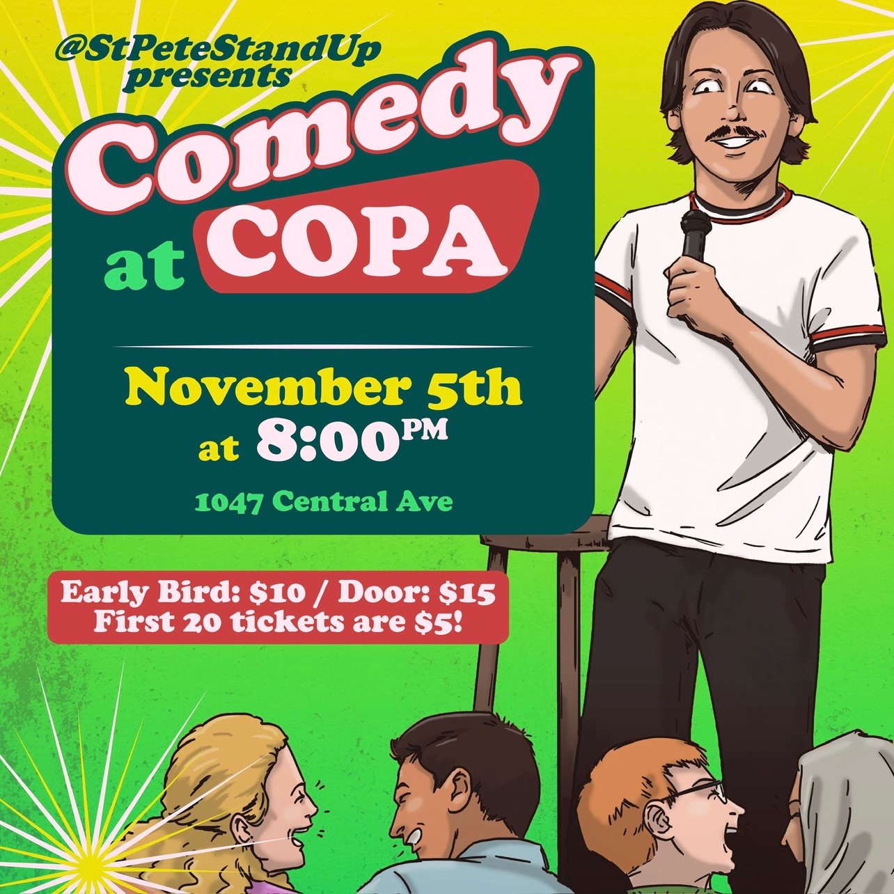 StPeteStandUp Poster