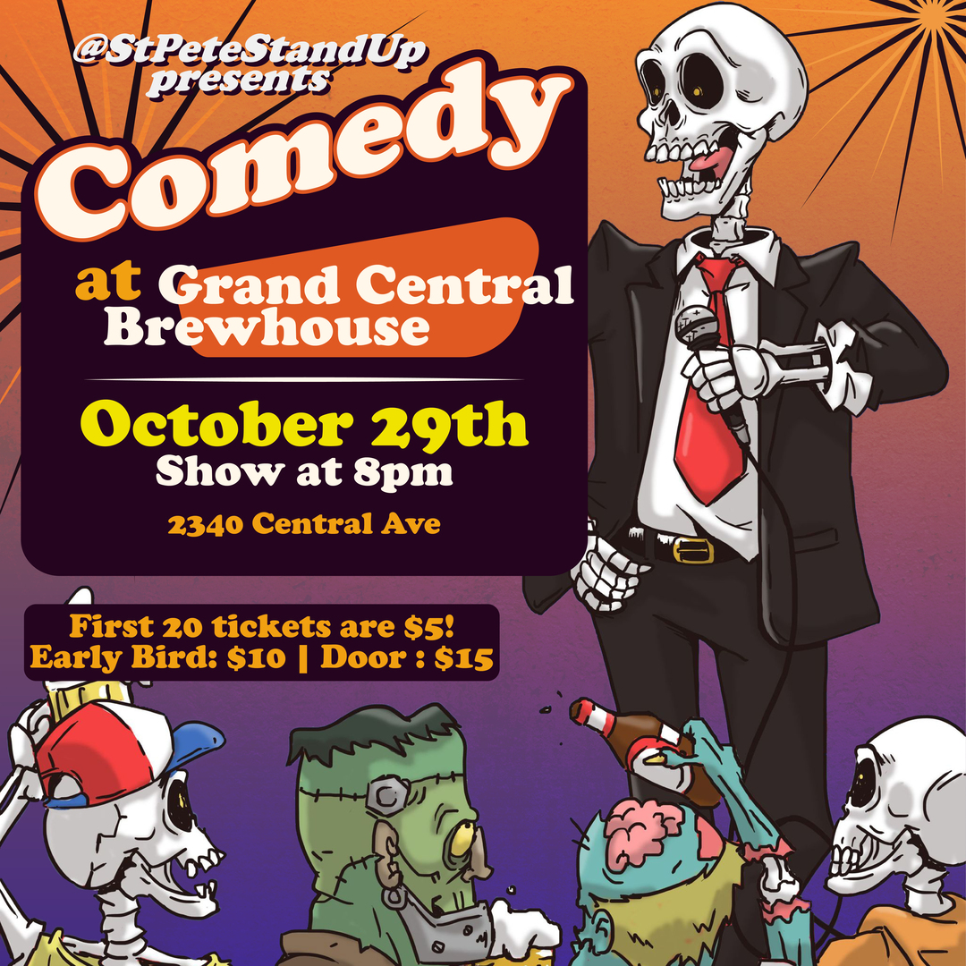 StPeteStandUp Poster