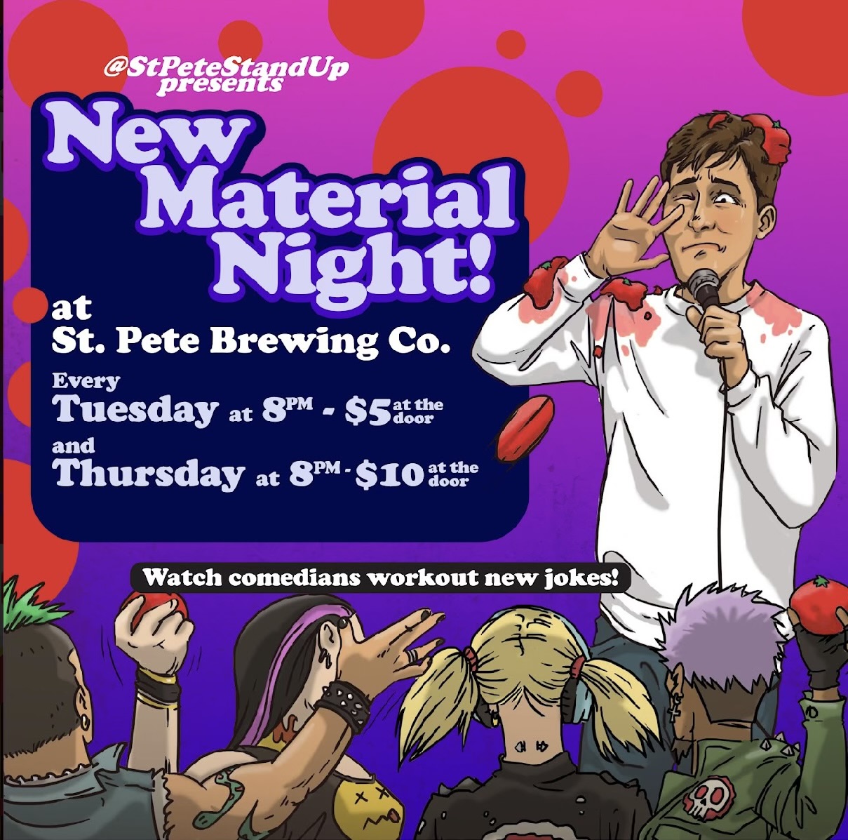 StPeteStandUp Poster