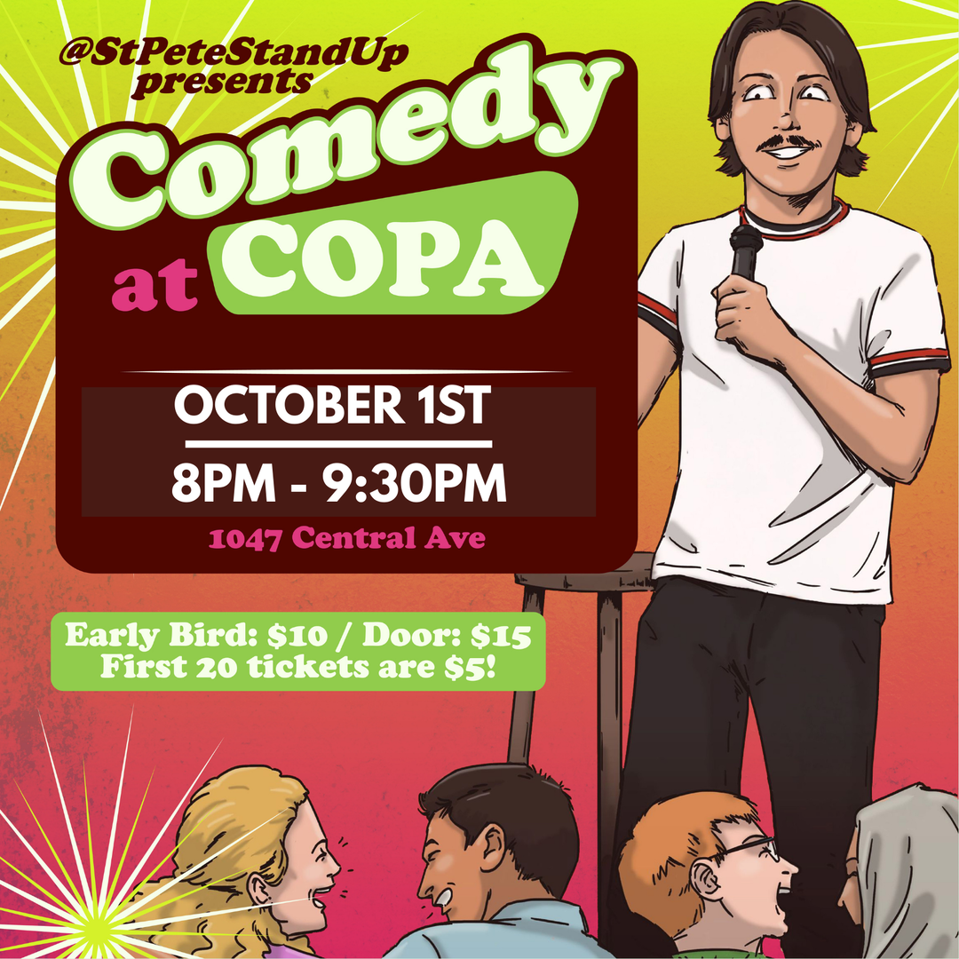 StPeteStandUp Poster