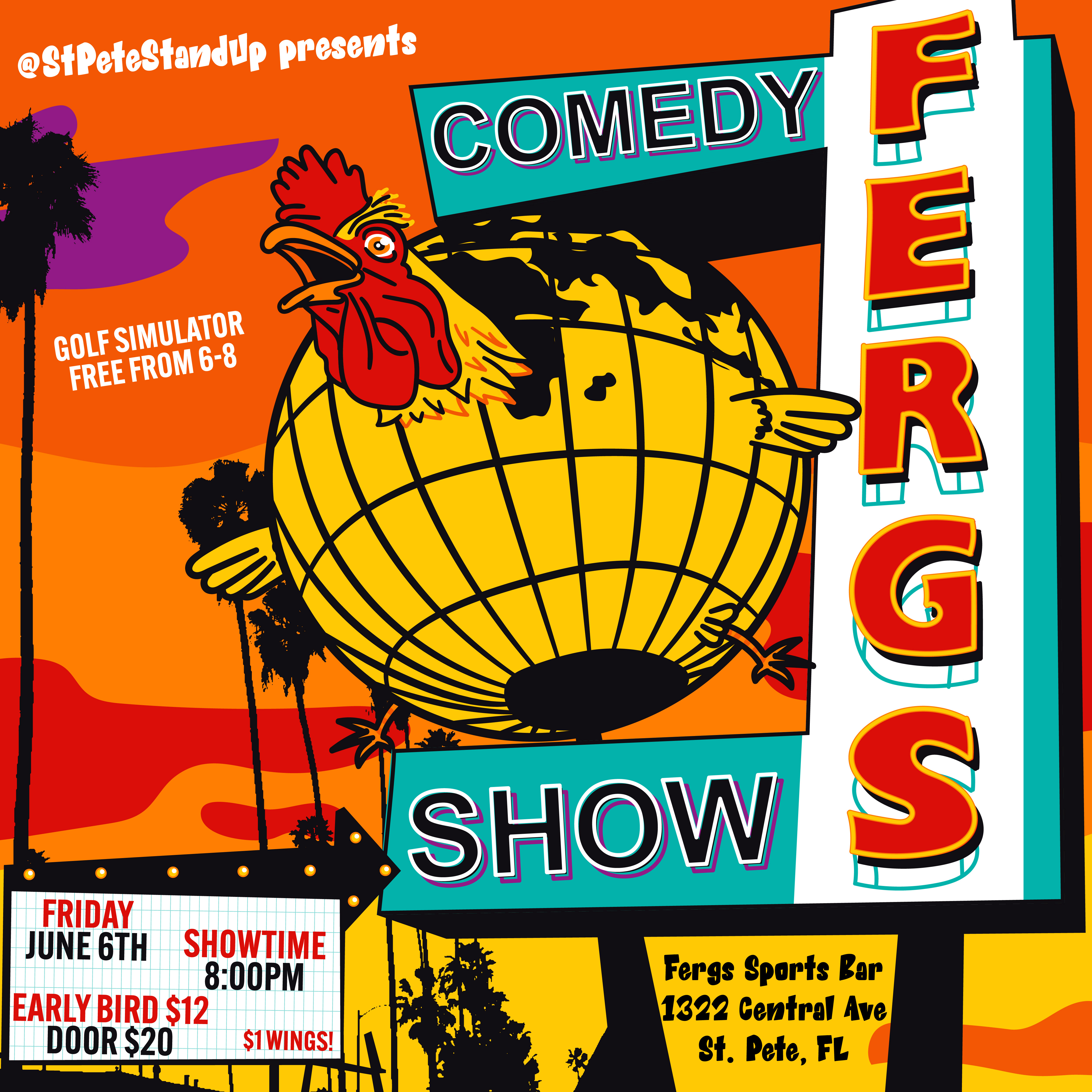 StPeteStandUp Poster