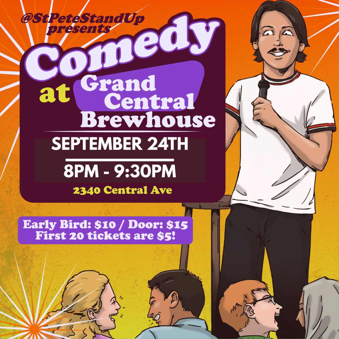StPeteStandUp Poster