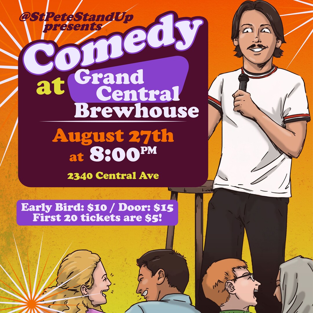 StPeteStandUp Poster