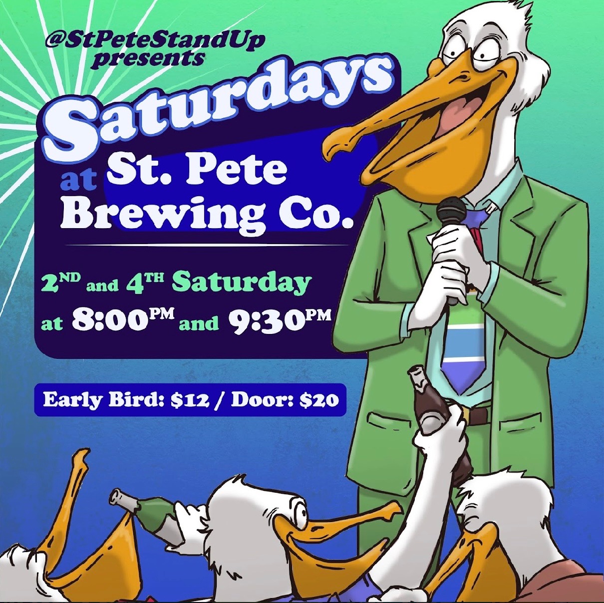StPeteStandUp Poster