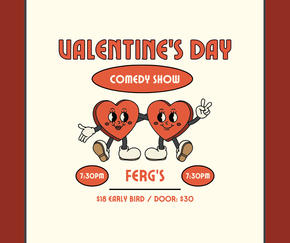 StPeteStandUp Valentines Day Event Poster