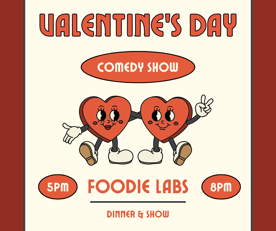 StPeteStandUp Valentines Day Event Poster