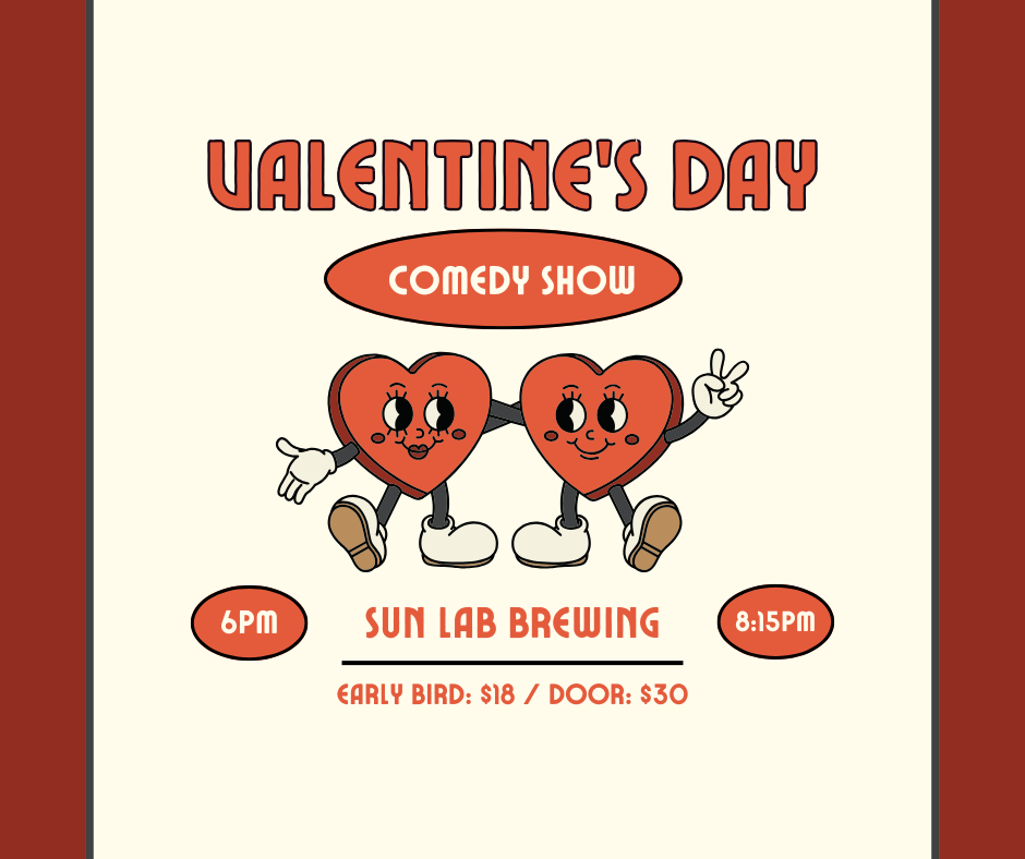 StPeteStandUp Valentines Day Event Poster